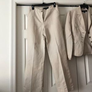 Kasper linen like pantsuit
